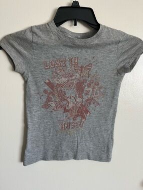 Kids' Gray 'Lost in Music' Graphic Tee